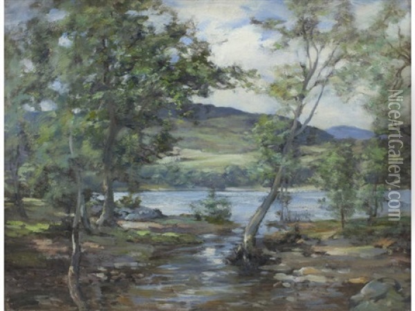 St. Fillan's Oil Painting - Joseph Morris Henderson