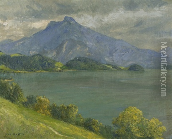 Ansicht Von Tirol Oil Painting - Max Friedrich Rabes
