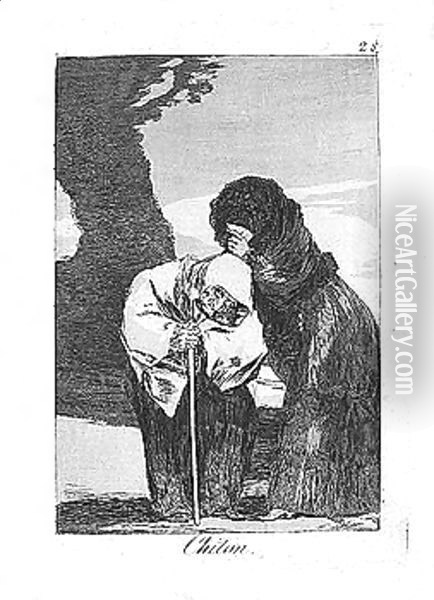 Dios la perdone Oil Painting - Francisco De Goya y Lucientes