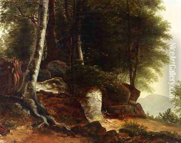 A Study from Nature Oil Painting - Asher Brown Durand