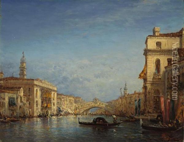 The Grand Canal, Venice Oil Painting - Felix Ziem