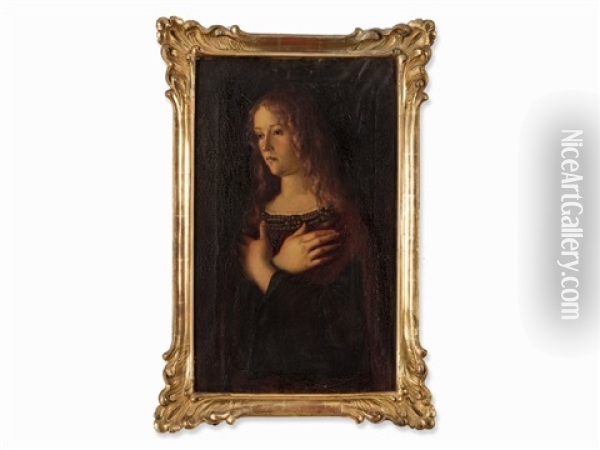 Mary Magdalene Oil Painting - Giovanni Bellini