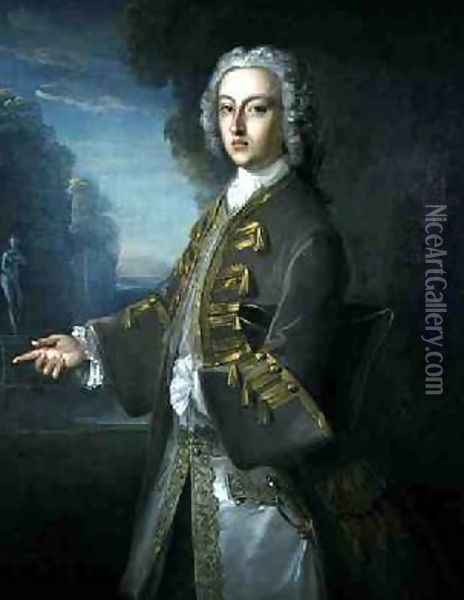 Portrait of Cosmo George 3rd Duke of Gordon Oil Painting - Philipe Mercier