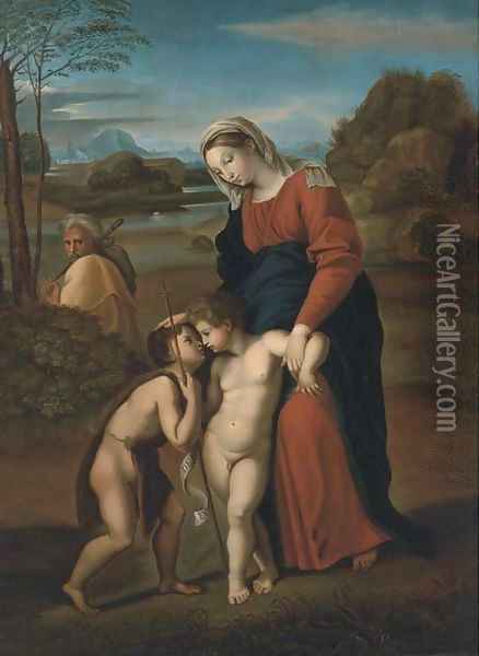 The Madonna of the Promenade Oil Painting - Raphael
