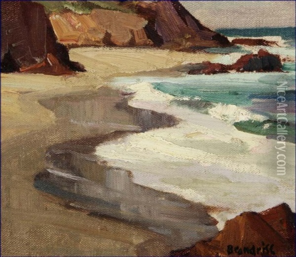 Laguna Beach Coastal Oil Painting - George Kennedy Brandriff