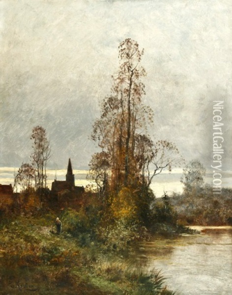 Romantische Seelandschaft Oil Painting - Everhardus Koster