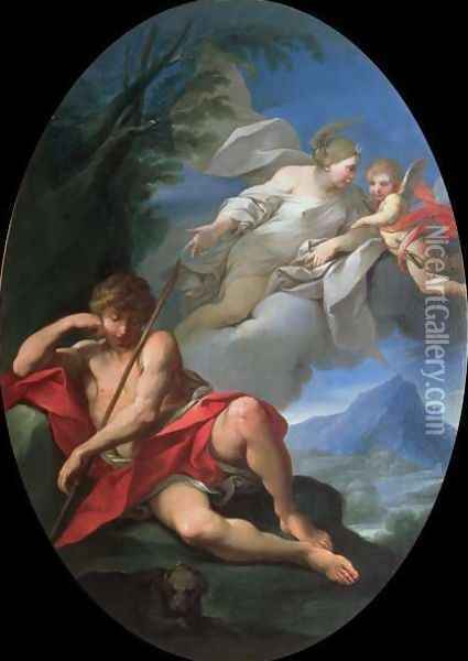 Diana and Endymion Oil Painting - Francesco Vellani