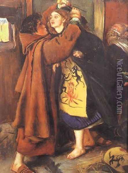 Escape of a Heretic, 1559 Oil Painting - Sir John Everett Millais