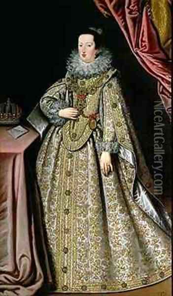 Eleanor Gonzaga 1598-1655 wife of Ferdinand II 1578-1637 Holy Roman Emperor Oil Painting - Lucrina Fetti