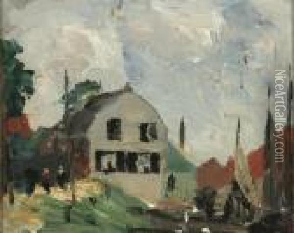 Vollendam, Holland Oil Painting - Robert Henri