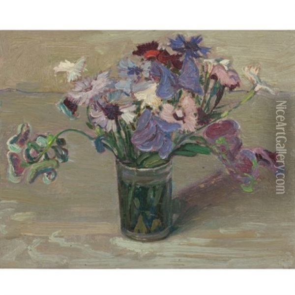Flower (study) Oil Painting - James Edward Hervey MacDonald