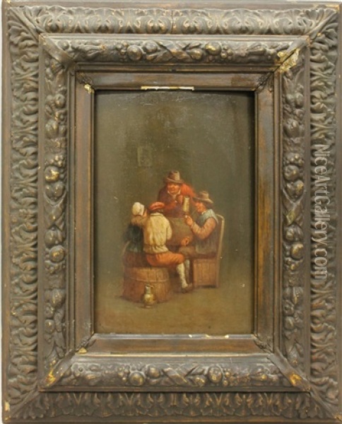 Men And Woman Oil Painting - Adriaen Brouwer