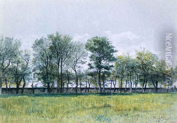 Coppet, Lake Geneva I Oil Painting - William Stanley Haseltine