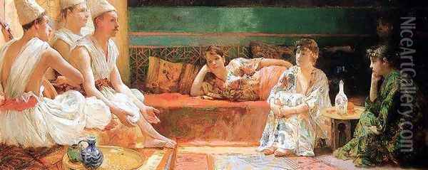 The Calendars Oil Painting - Henry Siddons Mowbray