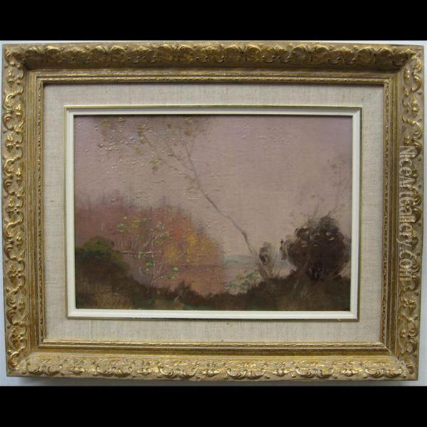 Evening Approaching Oil Painting - Joseph Archibald Browne