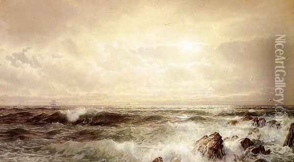 Seascape I Oil Painting - William Trost Richards