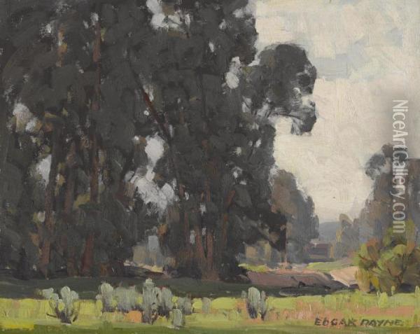 A Grove Of Trees Oil Painting - Edgar Alwin Payne