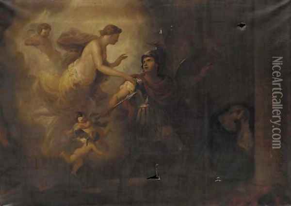 Venus and Mars Oil Painting - William Hamilton