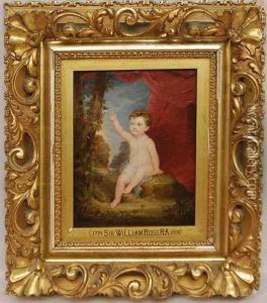 Mythological Child Oil Painting - William Charles Ross