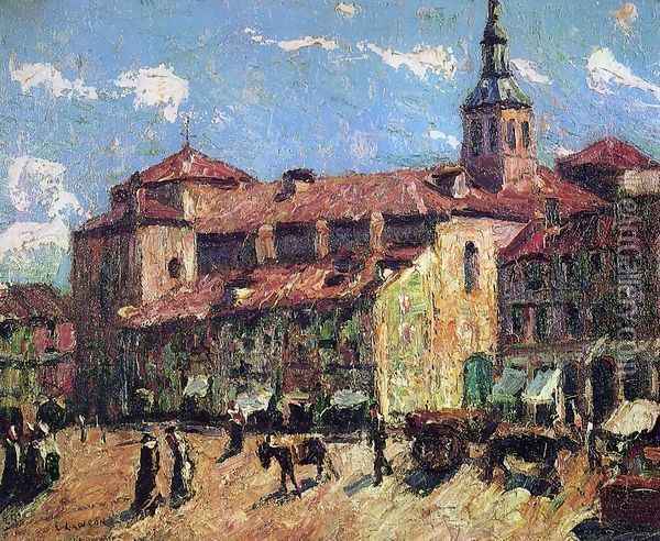 Sunny Day - Segovia Oil Painting - Ernest Lawson
