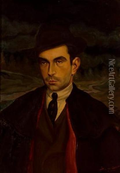 Retrato De Caballero Oil Painting - Jose del Castillo