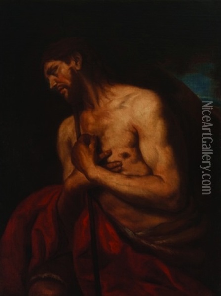 San Giovanni Battista Oil Painting - Johann Carl Loth