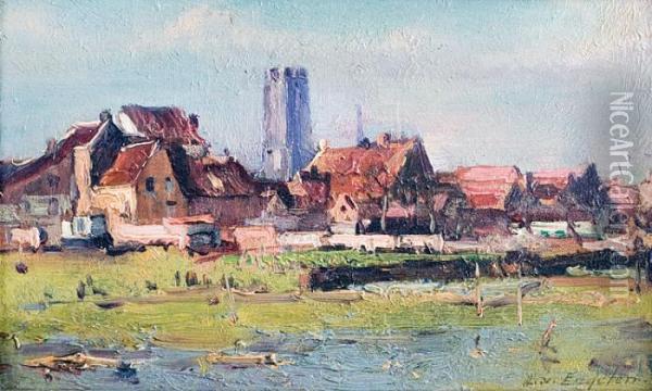 Mechelen Oil Painting - Louis Van Engelen