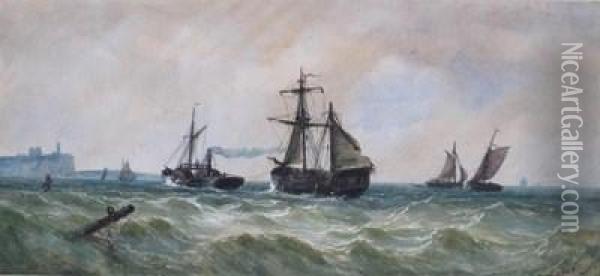 Sleet Storm Oil Painting - John Francis Branegan