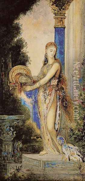 Salome with Column Oil Painting - Gustave Moreau