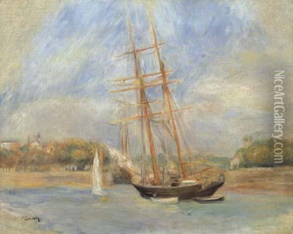 Marine, Bateau Oil Painting - Pierre Auguste Renoir