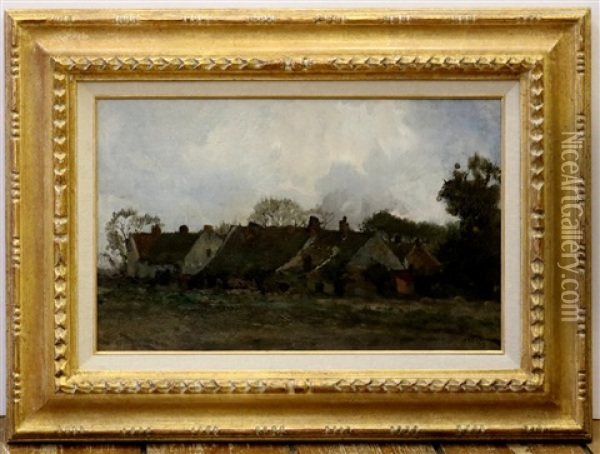 Dorpje Aan Het Veld Oil Painting - Willem Van Der Nat