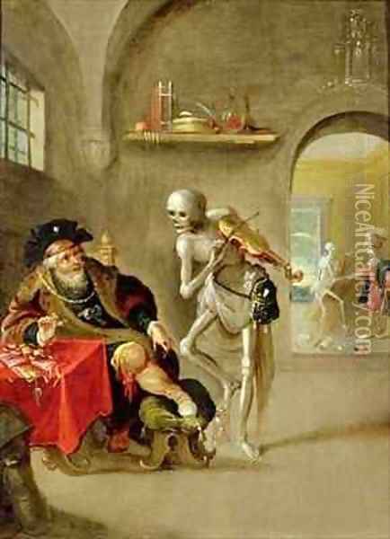 The Dance of Death Oil Painting - Frans the younger Francken
