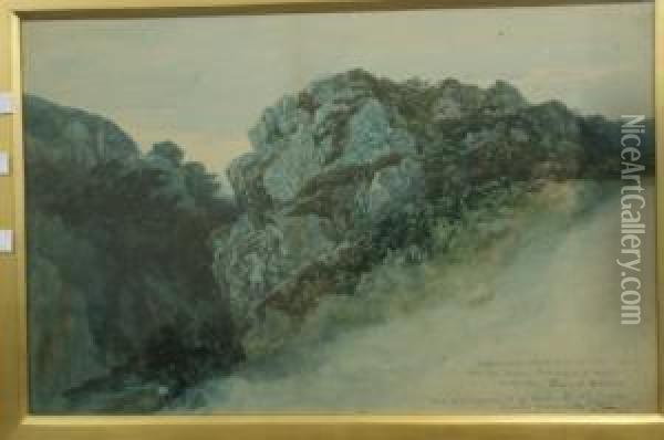 Near Conway Falls Oil Painting - Edward Facon Watson