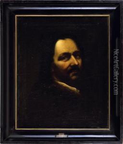 Autoportret Oil Painting - Johann Kupetzki
