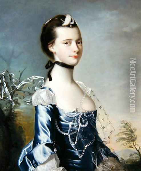 Portrait of Elizabeth Copestake (d.1790) Oil Painting - Josepf Wright Of Derby