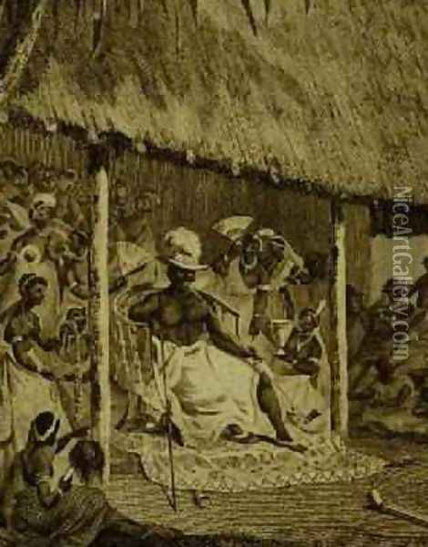 The King of Dahomeys Levee 2 Oil Painting - Robert Norris