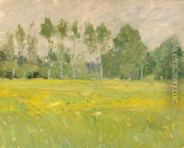 Landskap Oil Painting - Carl Tragardh