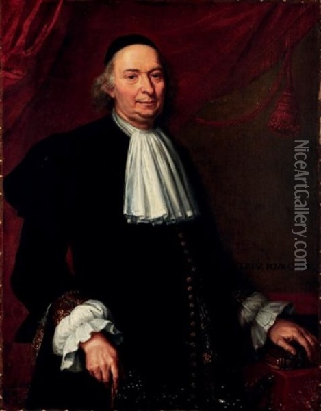 Portrait D'un Homme De Loi Oil Painting - Jacob Oost the Elder