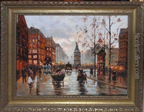 Paris Scene Oil Painting - Paul Renard