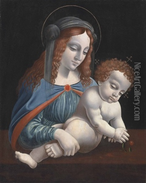 The Madonna And Child Oil Painting - Bernardino dei Conti