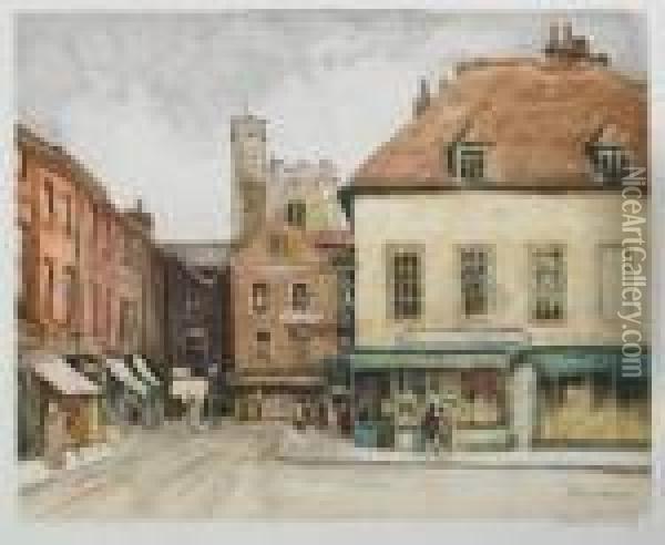 Eight Views Of Winchester And Environs Oil Painting - William Tatton Winter