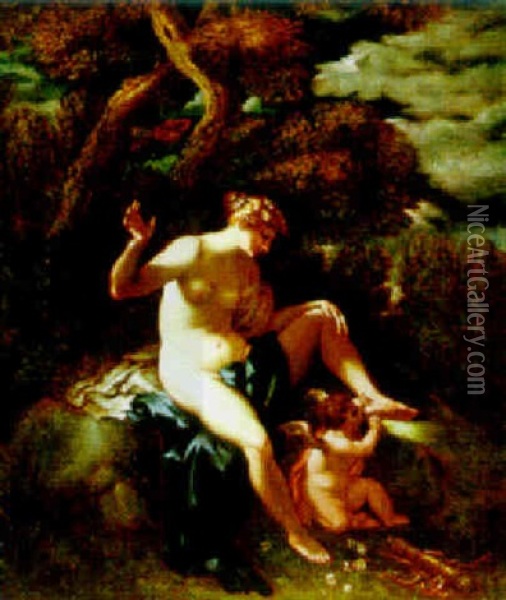 The Origin Of The Rose Oil Painting -  Parmigianino (Michele da Parma)