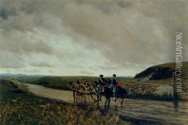 Transport Eines Gefangenen Oil Painting - Evert Louis van Muyden