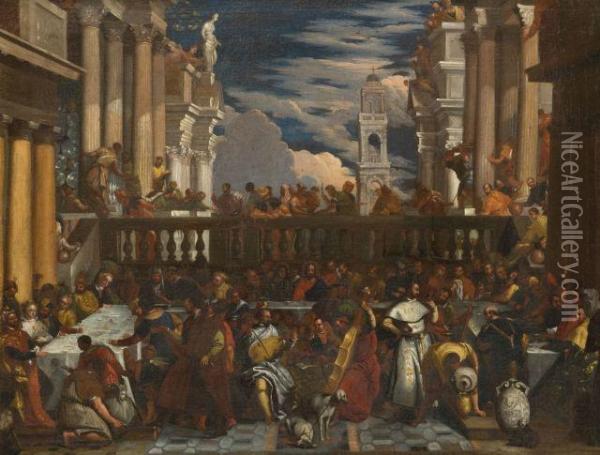 Les Noces De Cana Oil Painting - Paolo Veronese (Caliari)