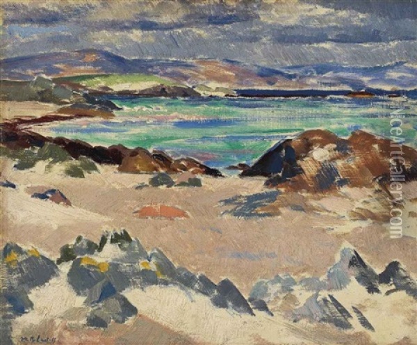 East Bay, Iona Oil Painting - Francis Campbell Boileau Cadell