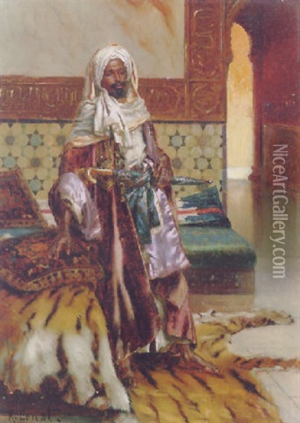 The Arab Prince Oil Painting - Rudolf Ernst