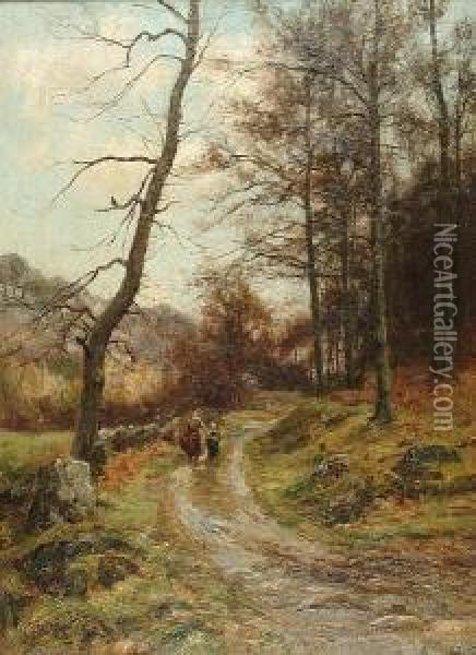 Path Through Woods Oil Painting - Richard Gay Somerset