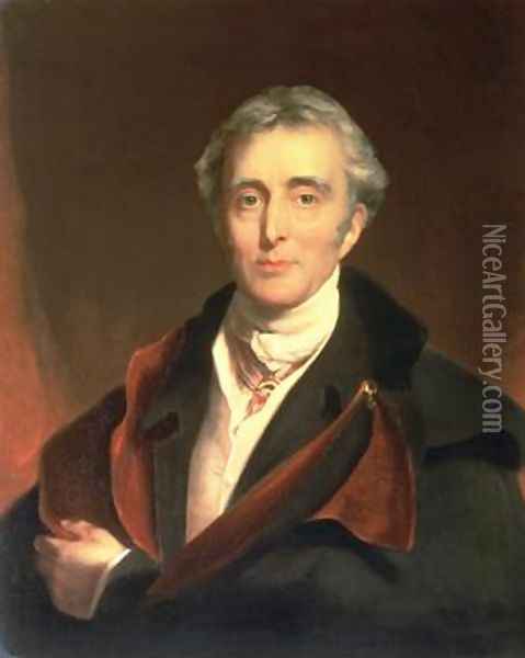 Portrait of the Duke of Wellington Oil Painting - Sir Thomas Lawrence
