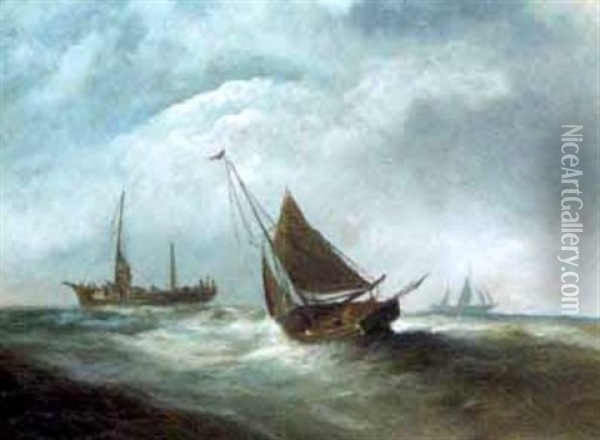 To The Rescue Oil Painting - William Daniel Penny