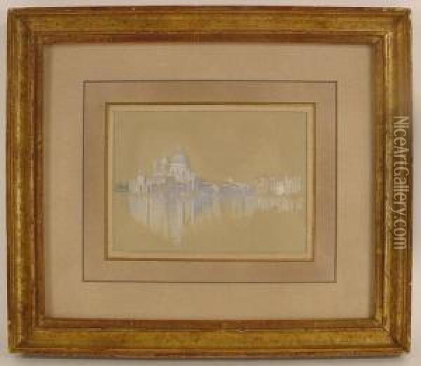 View Of Venice Oil Painting - John Ruskin
